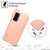 PLdesign Sparkly Flamingo Pink Pattern On Black Soft Gel Case for Huawei Nova 7 SE/P40 Lite 5G