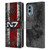 EA Bioware Mass Effect Graphics N7 Logo Distressed Leather Book Wallet Case Cover For Nokia X30