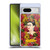 Frida Kahlo Red Florals Portrait Pattern Soft Gel Case for Google Pixel 7