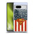 Superman DC Comics Logos U.S. Flag Soft Gel Case for Google Pixel 7