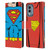 Superman DC Comics Logos Classic Costume Leather Book Wallet Case Cover For Nokia X30