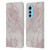 Nature Magick Marble Metallics Pink Leather Book Wallet Case Cover For Motorola Edge (2022)