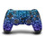 PLdesign Art Mix Aqua Blue Vinyl Sticker Skin Decal Cover for Sony PS4 Console & Controller