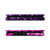 PLdesign Art Mix Purple Pink Vinyl Sticker Skin Decal Cover for Sony PS4 Slim Console