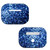 PLdesign Glitter Sparkles Dark Blue Vinyl Sticker Skin Decal Cover for Apple AirPods Pro Charging Case
