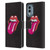 The Rolling Stones Graphics Pink Tongue Leather Book Wallet Case Cover For Nokia X30