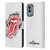 The Rolling Stones Licks Collection Distressed Look Tongue Leather Book Wallet Case Cover For Nokia X30