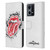 The Rolling Stones Licks Collection Distressed Look Tongue Leather Book Wallet Case Cover For OPPO Reno8 4G