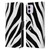 Grace Illustration Animal Prints Zebra Leather Book Wallet Case Cover For Apple iPhone 11