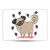 Grace Illustration Dogs Pug Vinyl Sticker Skin Decal Cover for Apple MacBook Pro 15.4" A1707/A1990