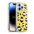 Grace Illustration Animal Prints Yellow Leopard Soft Gel Case for Apple iPhone 14 Pro