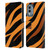 Grace Illustration Animal Prints Tiger Leather Book Wallet Case Cover For Nokia X30