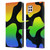 Grace Illustration Cow Prints Rainbow Leather Book Wallet Case Cover For Huawei Nova 6 SE / P40 Lite
