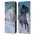 Simone Gatterwe Horses Freedom In The Snow Leather Book Wallet Case Cover For Nokia C30