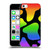 Grace Illustration Cow Prints Rainbow Soft Gel Case for Apple iPhone 5c