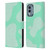 Grace Illustration Cow Prints Mint Green Leather Book Wallet Case Cover For Nokia X30