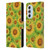 Grace Illustration Lovely Floral Sunflower Leather Book Wallet Case Cover For Motorola Edge X30