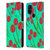 Grace Illustration Lovely Floral Red Tulips Leather Book Wallet Case Cover For OnePlus Nord N10 5G
