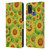 Grace Illustration Lovely Floral Sunflower Leather Book Wallet Case Cover For Samsung Galaxy A21s (2020)