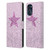 Monika Strigel Glitter Star Pastel Pink Leather Book Wallet Case Cover For Motorola Moto G (2022)