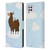 Grace Illustration Llama Pegasus Leather Book Wallet Case Cover For Huawei Nova 6 SE / P40 Lite