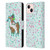 Grace Illustration Llama Birthday Leather Book Wallet Case Cover For Apple iPhone 13