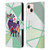 Grace Illustration Llama Cubist Leather Book Wallet Case Cover For Apple iPhone 13