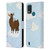 Grace Illustration Llama Pegasus Leather Book Wallet Case Cover For Nokia G11 Plus