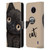 Animal Club International Faces Black Cat Leather Book Wallet Case Cover For Nokia C10 / C20