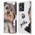 Animal Club International Faces Yorkie Leather Book Wallet Case Cover For OPPO Reno8 4G