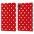 Animal Club International Patterns Polka Dots Red Leather Book Wallet Case Cover For Apple iPad Pro 11 2020 / 2021 / 2022