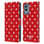 Animal Club International Patterns Polka Dots Red Leather Book Wallet Case Cover For Nokia X30