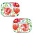 Ninola Assorted Red Flower Vinyl Sticker Skin Decal Cover for Apple AirPods Pro Charging Case