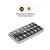 Cat Coquillette Linear White Evil Eyes Pattern Soft Gel Case for Nokia X30