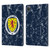 Scotland National Football Team Logo 2 Marble Leather Book Wallet Case Cover For Apple iPad Pro 11 2020 / 2021 / 2022