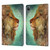 Jena DellaGrottaglia Animals Lion Leather Book Wallet Case Cover For Apple iPad Pro 11 2020 / 2021 / 2022