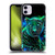 Sheena Pike Big Cats Neon Blue Green Panther Soft Gel Case for Apple iPhone 11