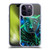 Sheena Pike Big Cats Neon Blue Green Panther Soft Gel Case for Apple iPhone 14 Pro