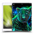 Sheena Pike Big Cats Neon Blue Green Panther Soft Gel Case for Apple iPad 10.2 2019/2020/2021