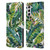 Mark Ashkenazi Banana Life Tropical Leaves Leather Book Wallet Case Cover For Samsung Galaxy S21+ 5G