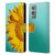 Mark Ashkenazi Florals Sunflowers Leather Book Wallet Case Cover For OnePlus 9