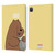 We Bare Bears Character Art Grizzly Leather Book Wallet Case Cover For Apple iPad Pro 11 2020 / 2021 / 2022