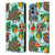 emoji® Sloth Tropical Leather Book Wallet Case Cover For Nokia X30