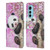 Kayomi Harai Animals And Fantasy Cherry Blossom Panda Leather Book Wallet Case Cover For Motorola Edge (2022)
