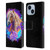 Sheena Pike Animals Purple Horse Spirit With Roses Leather Book Wallet Case Cover For Apple iPhone 14 Plus