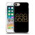 Goo Goo Dolls Graphics Stacked Gold Soft Gel Case for Apple iPhone 7 / 8 / SE 2020 & 2022