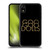 Goo Goo Dolls Graphics Stacked Gold Soft Gel Case for Apple iPhone XR
