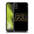 Goo Goo Dolls Graphics Stacked Gold Soft Gel Case for Apple iPhone XS Max