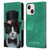 Lucia Heffernan Art Tuxedo Leather Book Wallet Case Cover For Apple iPhone 13 Mini