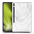 Alyn Spiller Marble White Soft Gel Case for Samsung Galaxy Tab S8 Plus